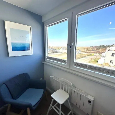 Sky & Homes Weitblick I Helle Galeriewohnung Mit Atemberaubendem Meerblick, Erste Strandlage, Skandi-design, Sonniger Balkon *
